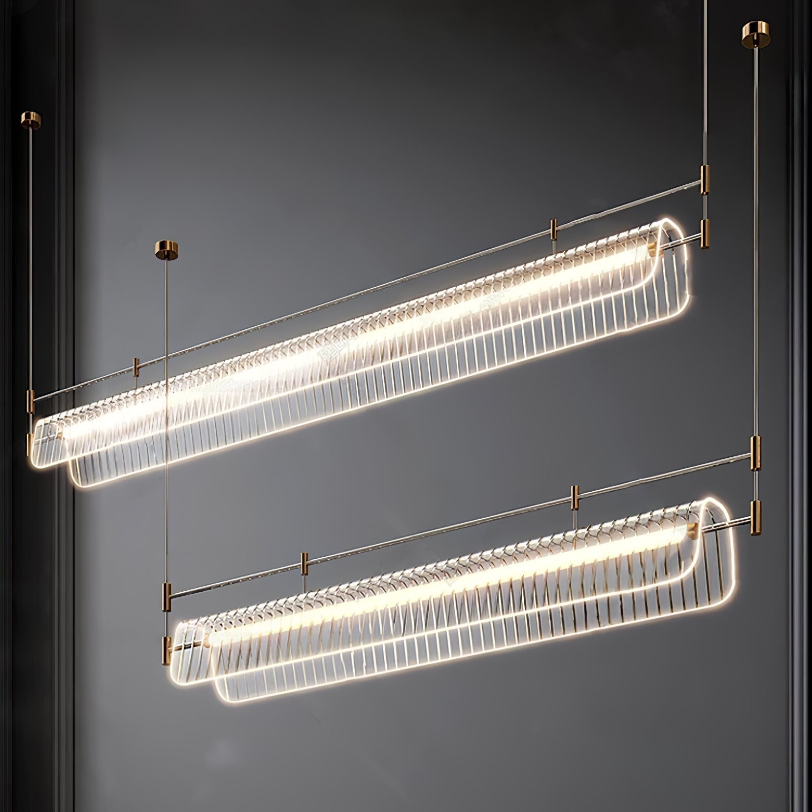 Samuel Linear Strip Chandelier