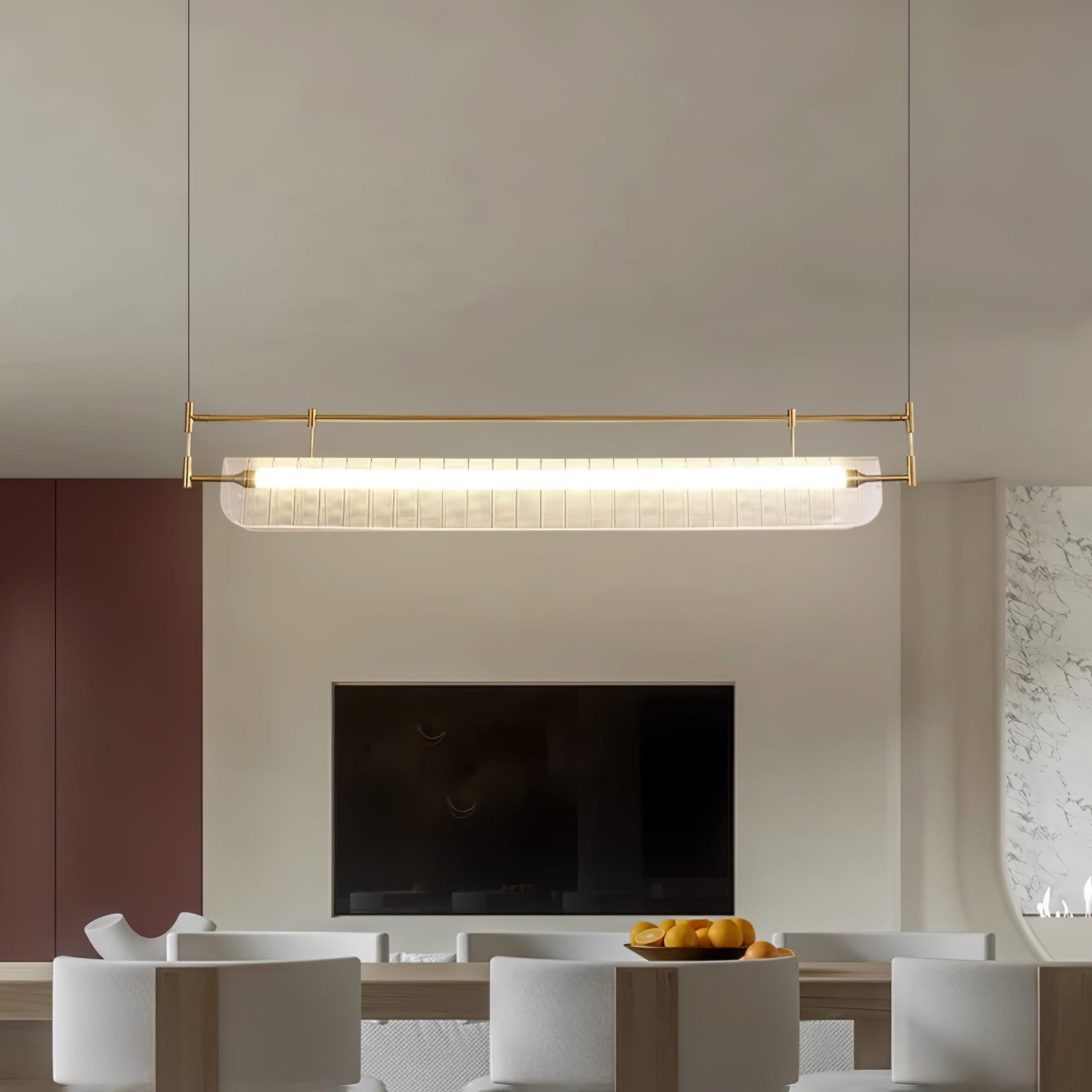 Samuel Linear Strip Chandelier