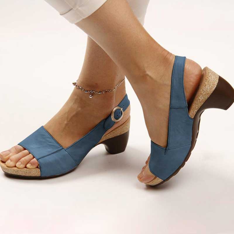 Karen - Orthopedische sandalen met hak