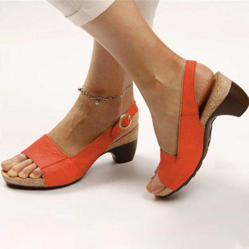 Karen - Orthopedische sandalen met hak