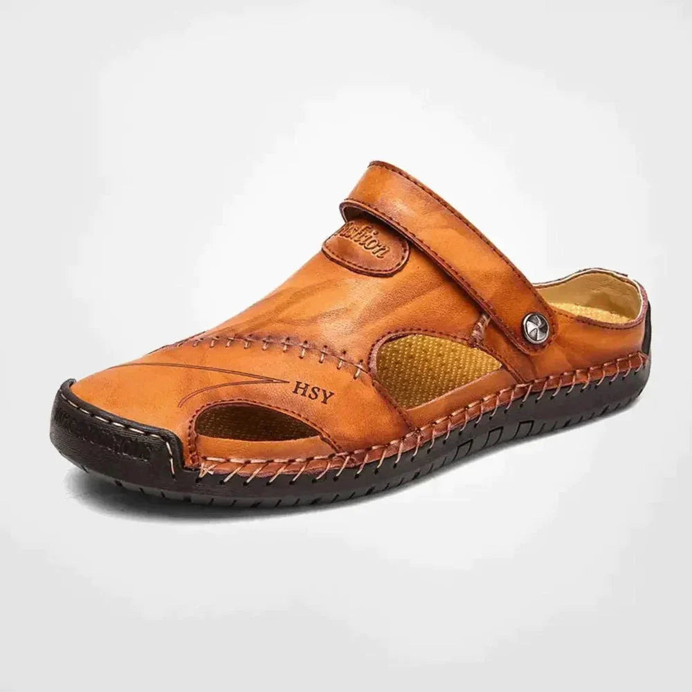 Sebas - Leather sandals for outdoor use