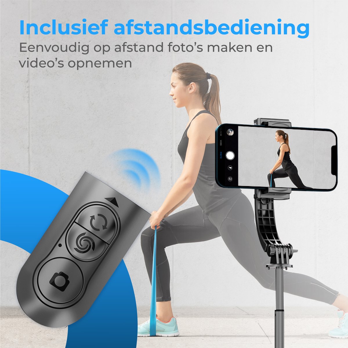 Gimbal360 Pro™ stabilisator | 360 graders selfiestang 2024