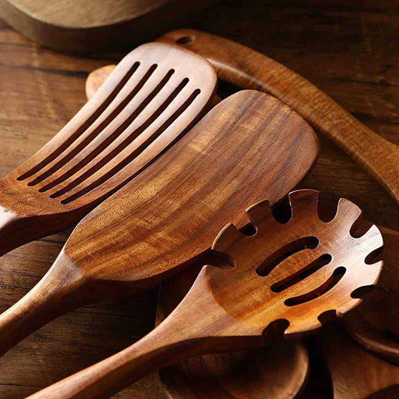 EcoChef - Teak Kitchen Accessories Set