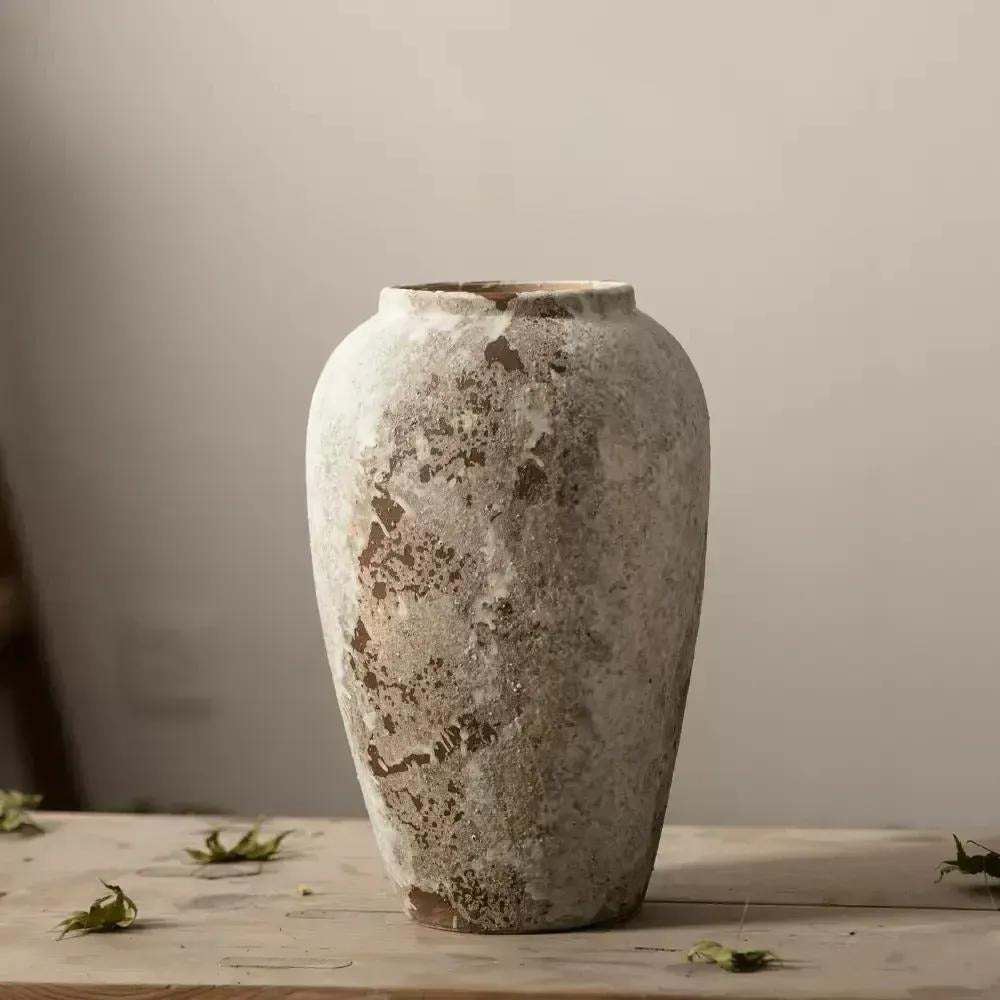 Meleret retro keramisk vase