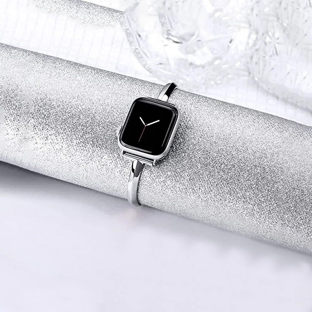 Pulseira Feminina Slim em Aço Inoxidável para Apple Watch