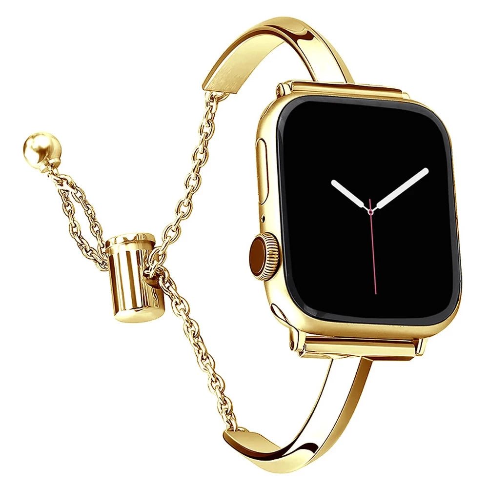 Vrouwen Slimme RVS Schakelband voor Apple Watch