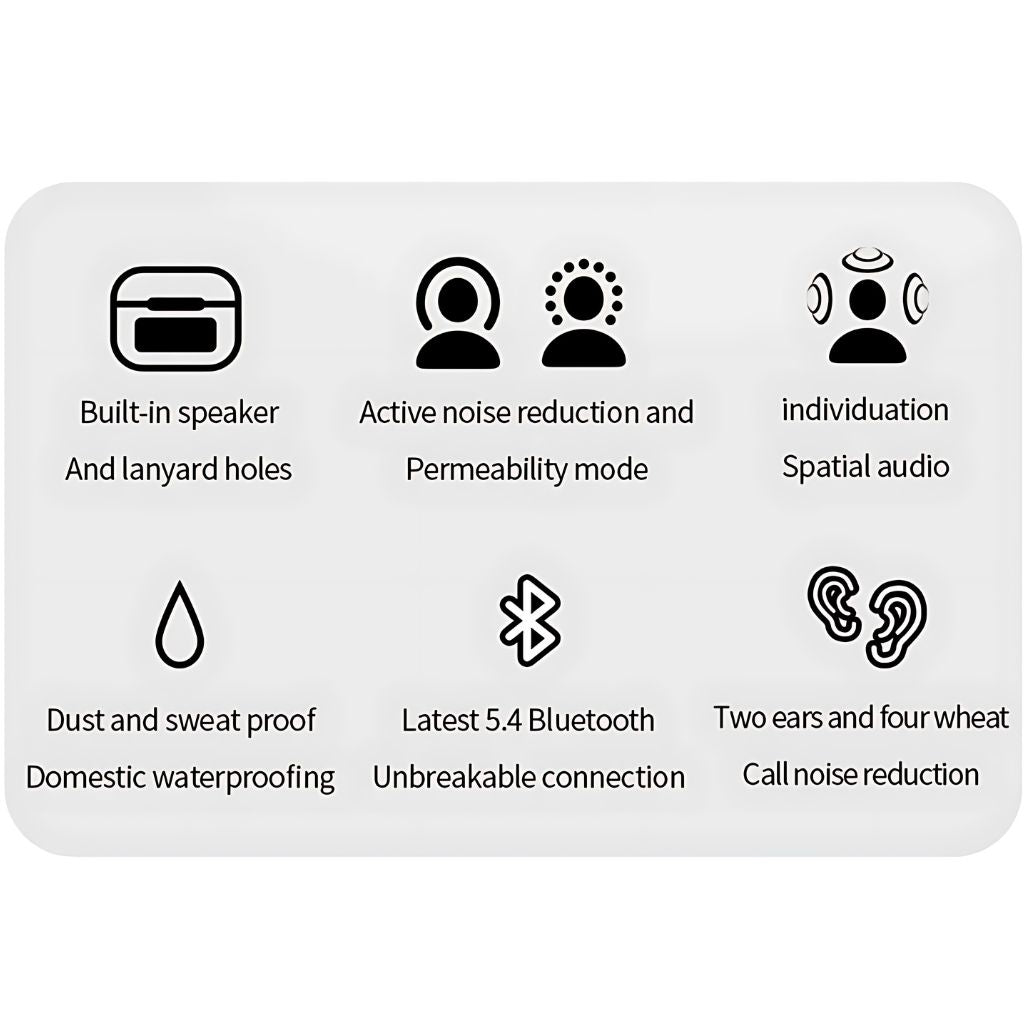 Auriculares Inalámbricos con Pantalla Táctil LCD