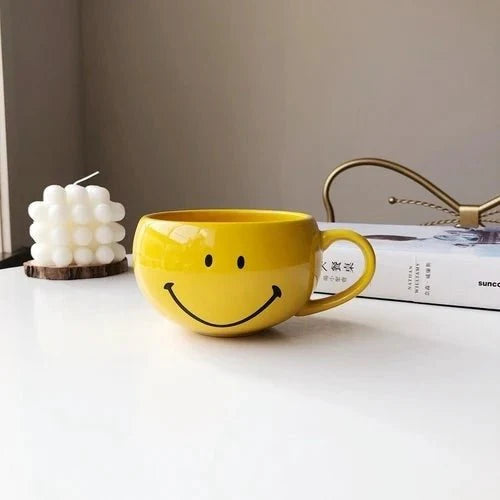 Smiley Face Keramisk Kaffe Krus