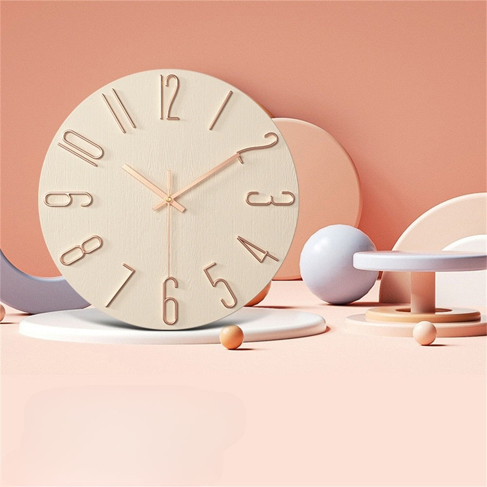 GlowTech - Horloge murale moderne en plastique