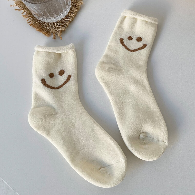 Socken mit Happy Face im Set