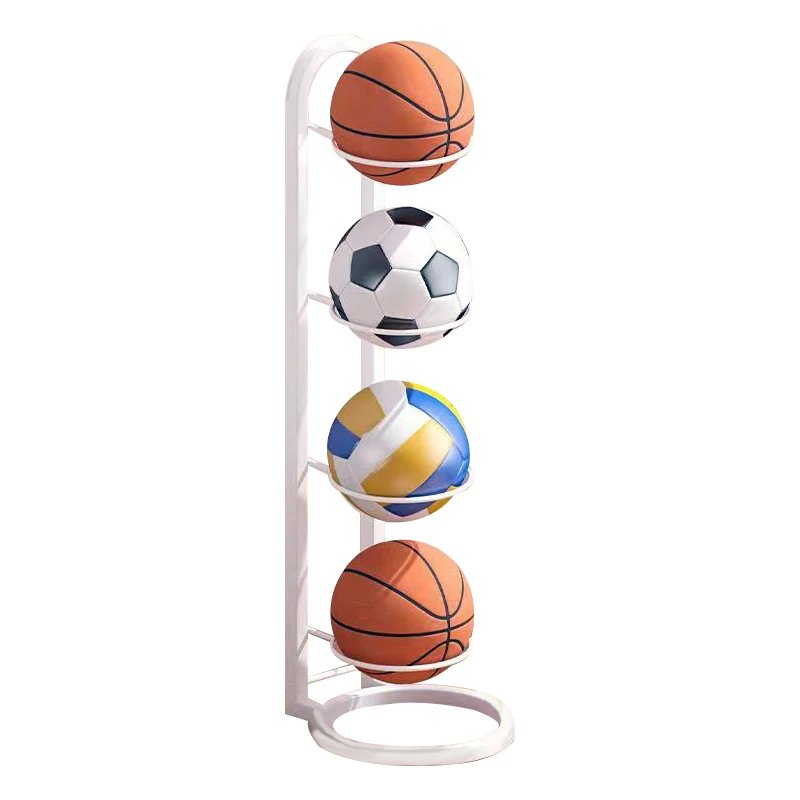 Elegant Sports Ball Storage Rack | Removable Garage Organizer