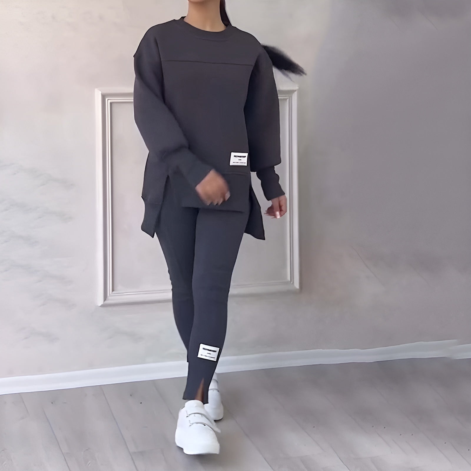 Amelia | Gezellige Sweatshirt & Leggings Set voor Vrouwen