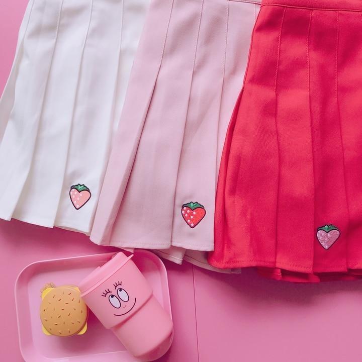 Strawberry Tennis Skirt