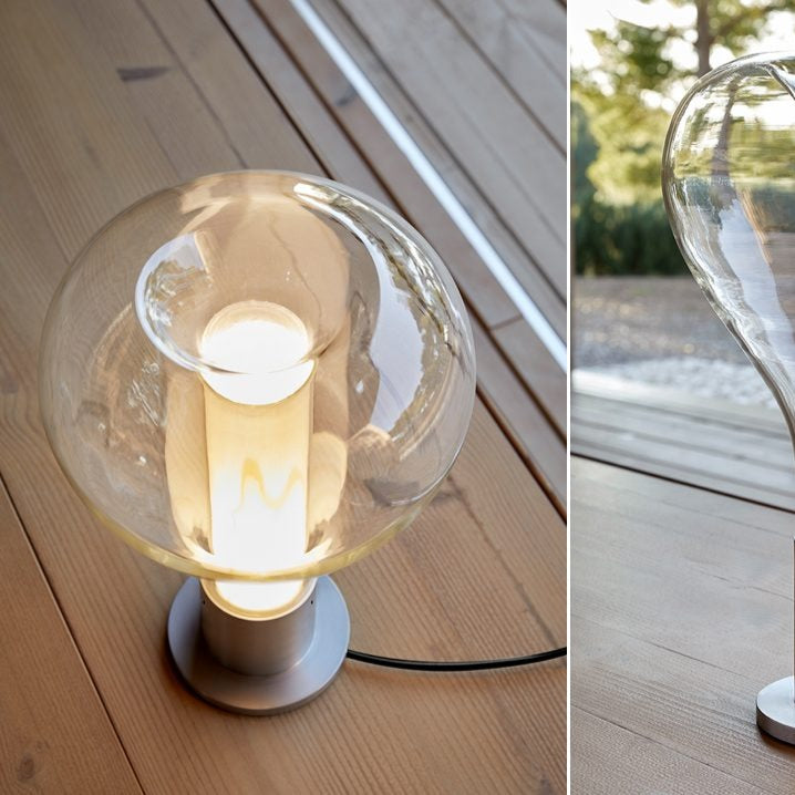 LavaLamp - Kunstnerisk bordlampe med lavasteiner