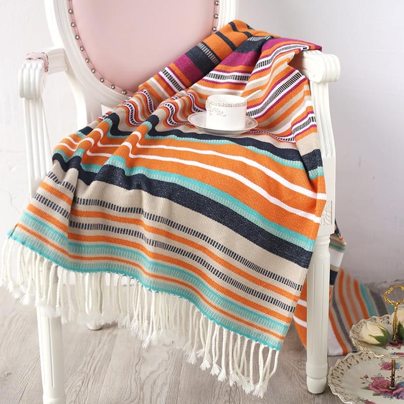 De Key West Tassel Throw Blanket