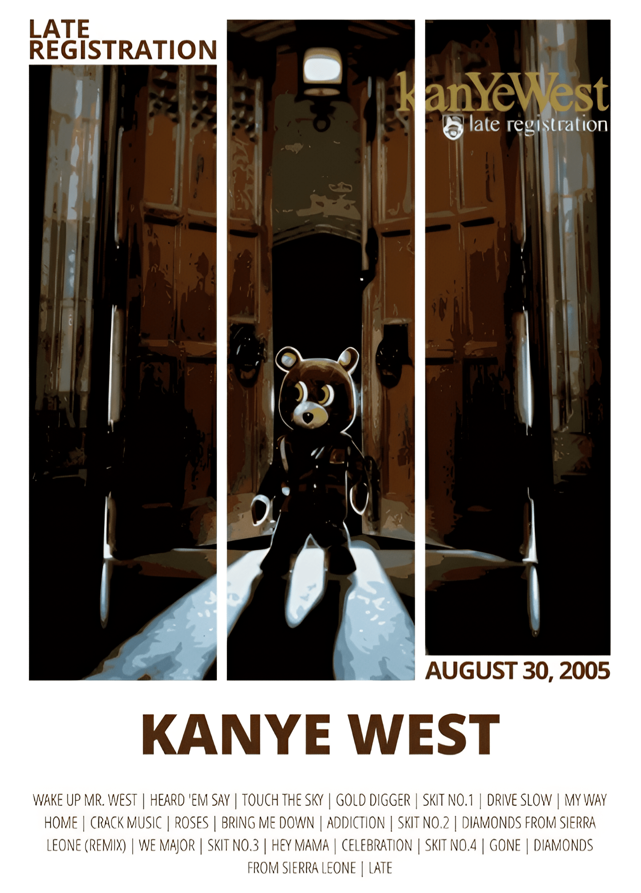 PIONIERUL: KANYE WEST | ARTĂ DE PERETE