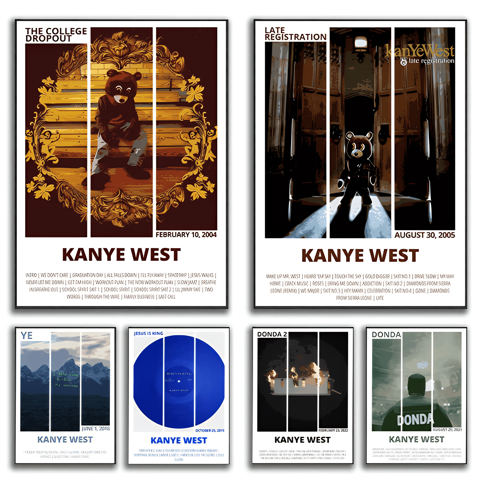 PIONIERUL: KANYE WEST | ARTĂ DE PERETE