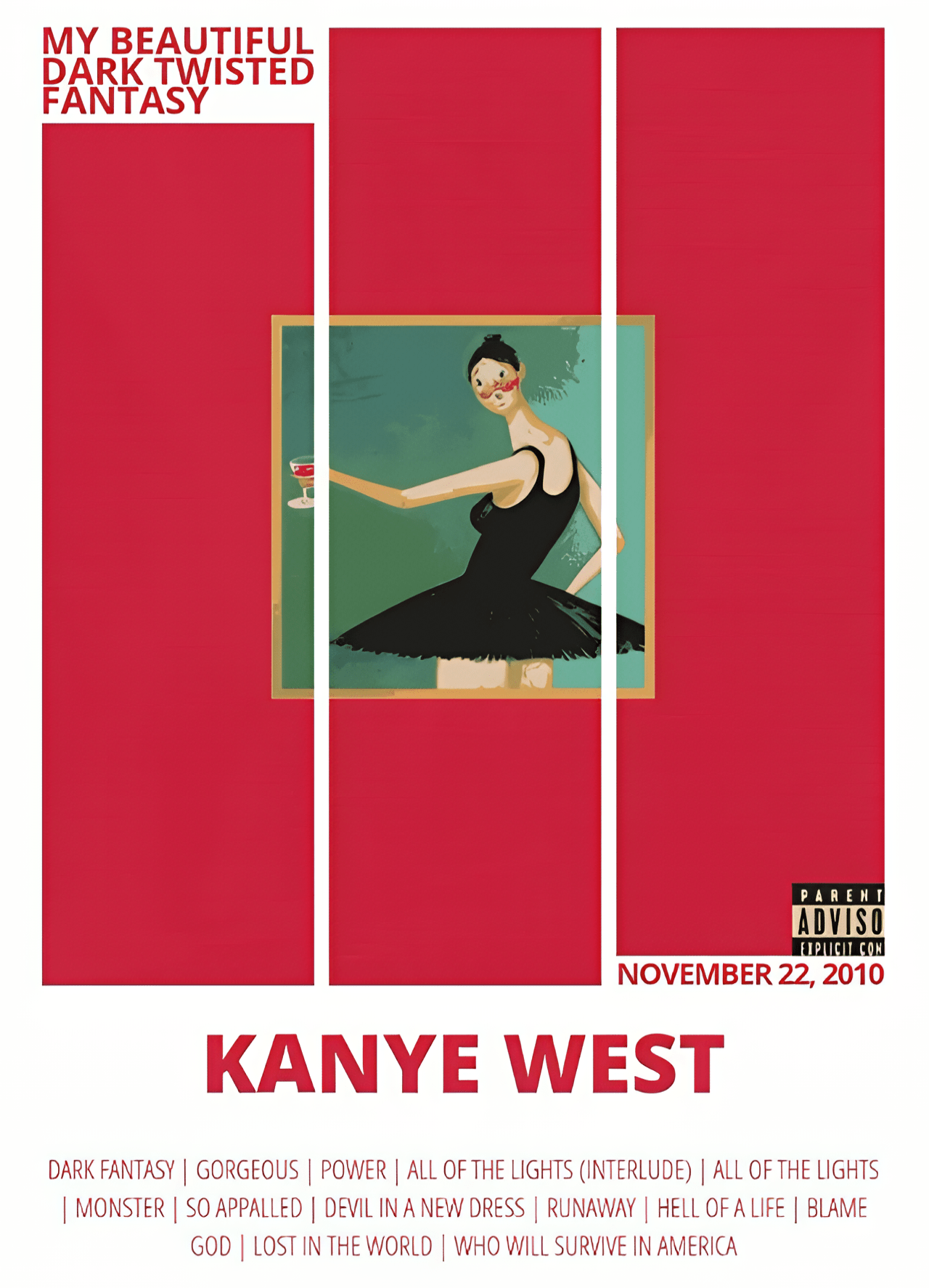 PIONIERUL: KANYE WEST | ARTĂ DE PERETE