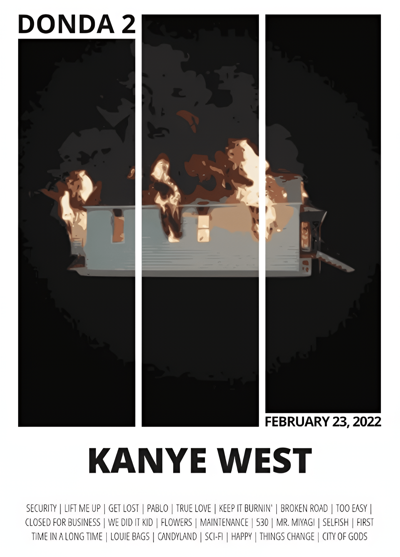 PIONIERUL: KANYE WEST | ARTĂ DE PERETE