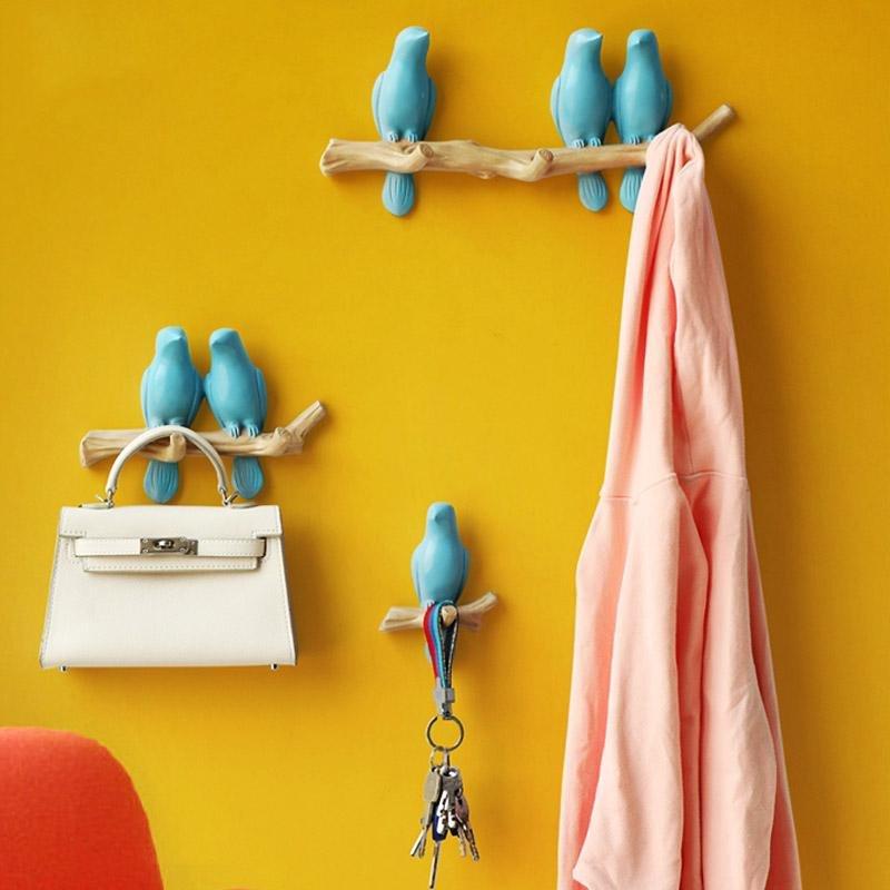 Lovely Birds Coat Hook /decor