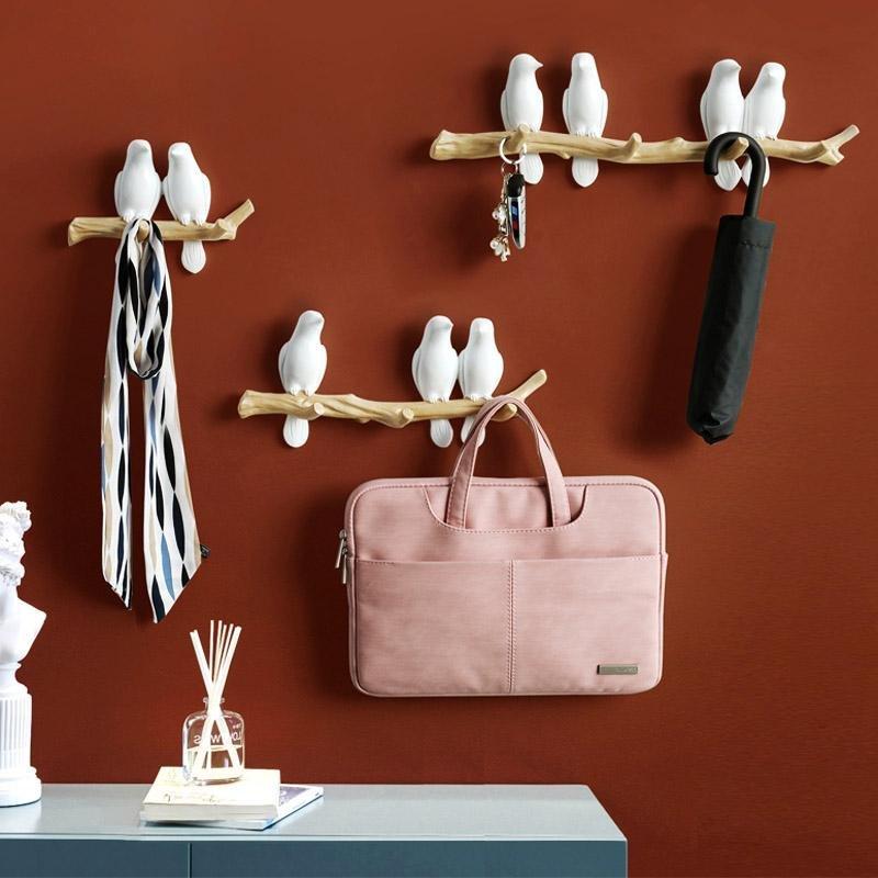 Lovely Birds Coat Hook /decor