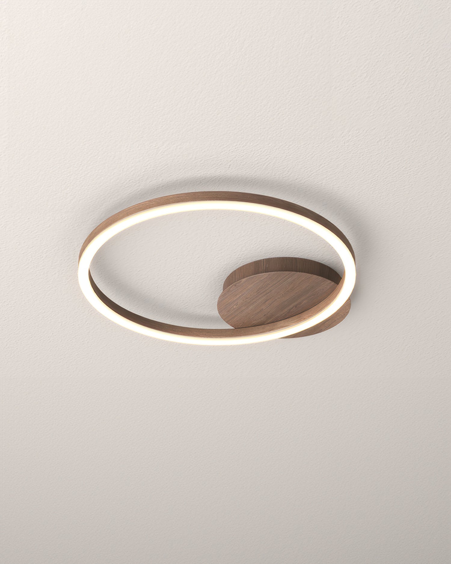 Elegante lampada da soffitto ad anello