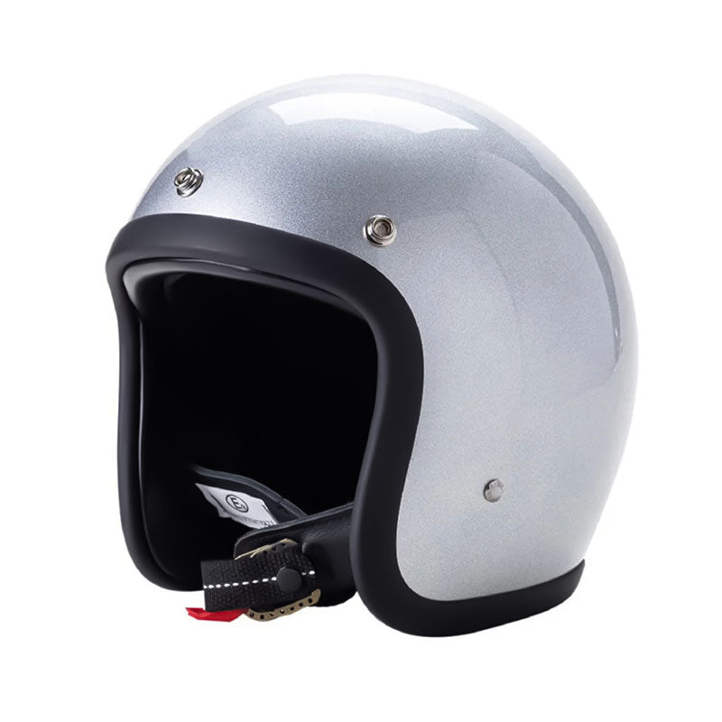 Vintage-Motorradhelm mit niedrigem Profil – DOT- und ECE-Zulassung