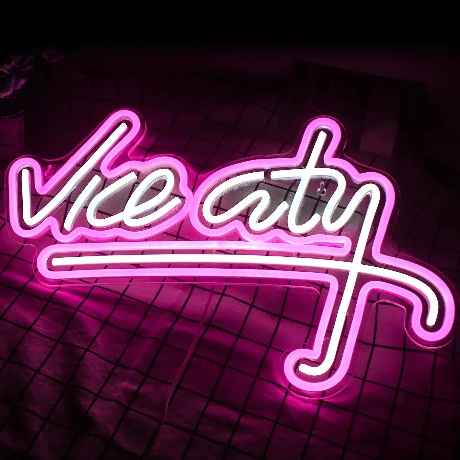 Vice City Pink LED neonskilt