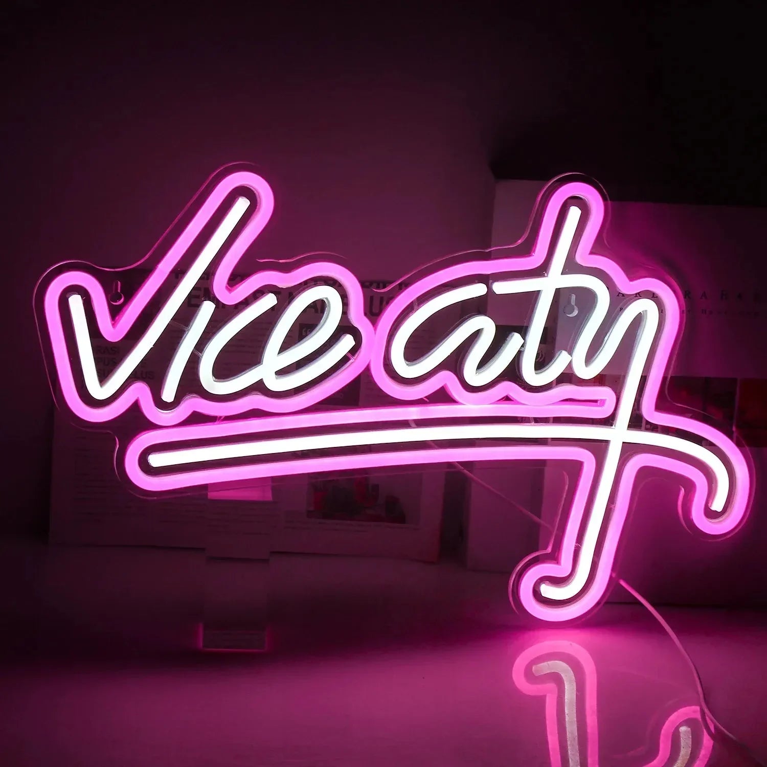 Vice City Pink LED neonskilt