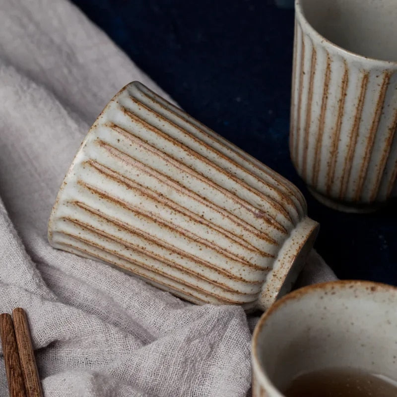 Juego de tazas de café de cerámica Adella