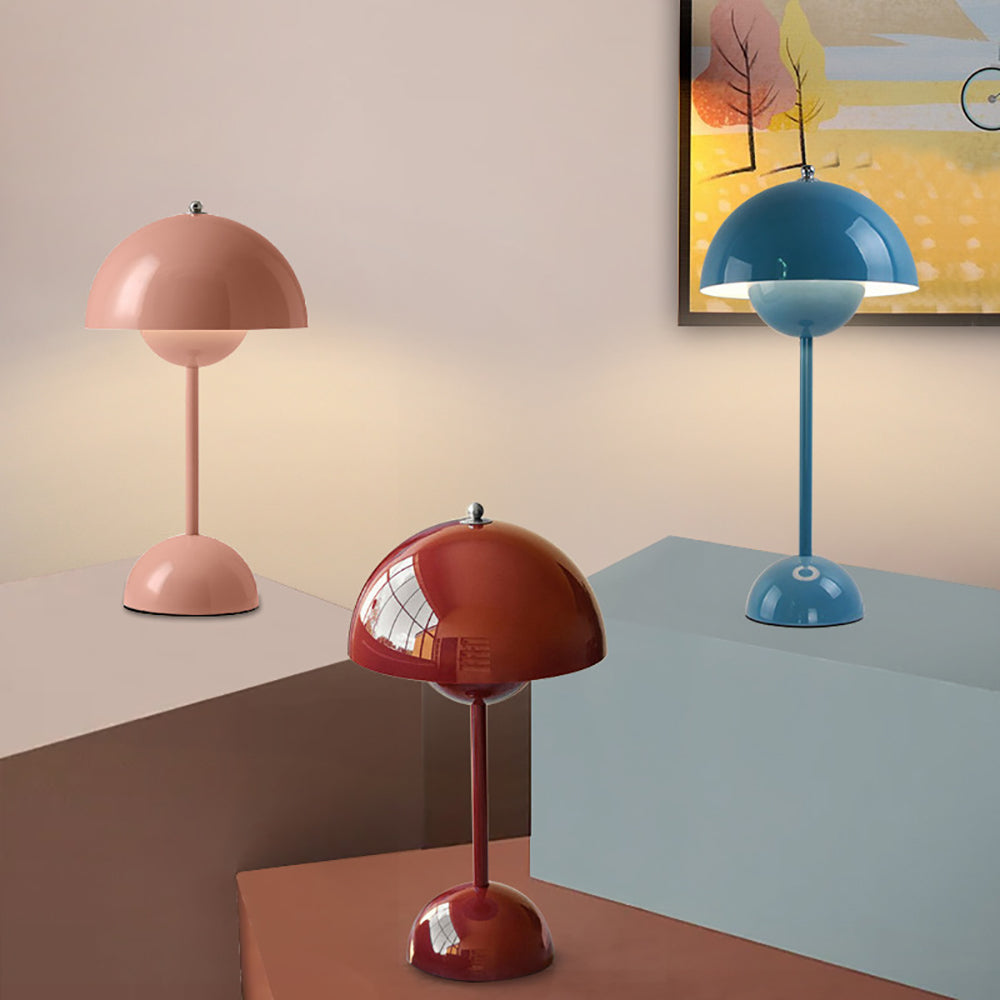 Æstetisk Mid Century Mushroom Lamp