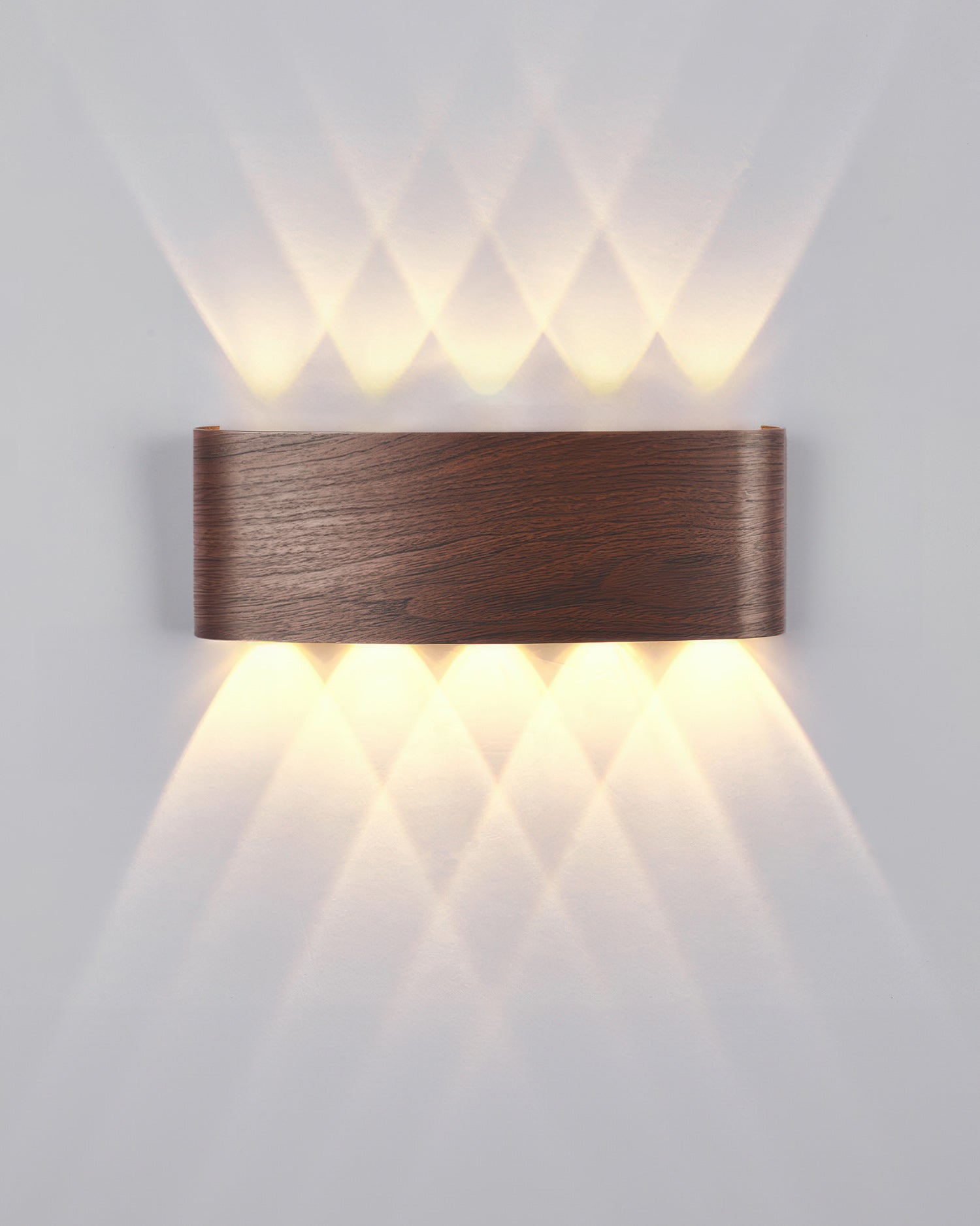 Aplique LED con veta de madera Lumina