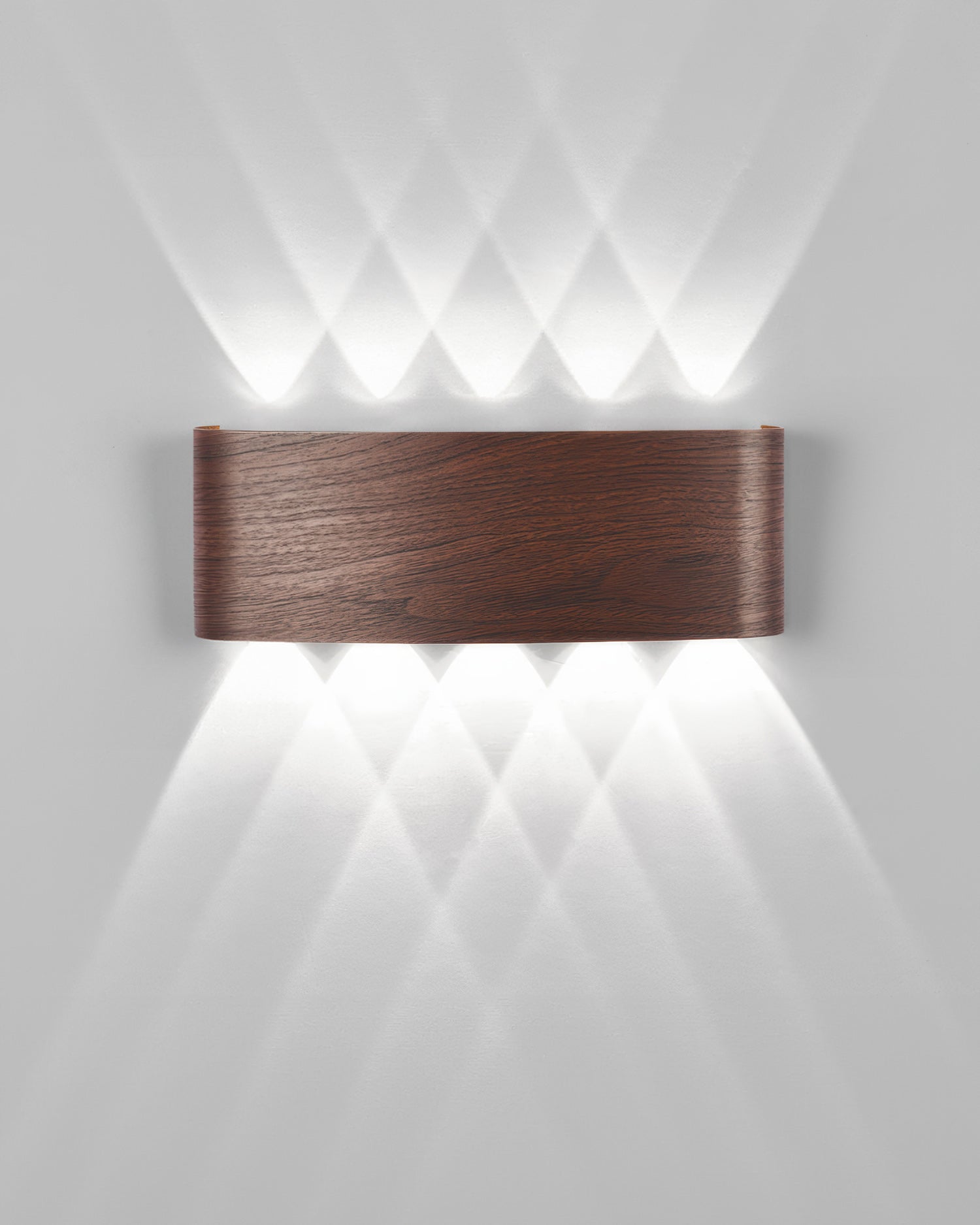 Aplique LED con veta de madera Lumina