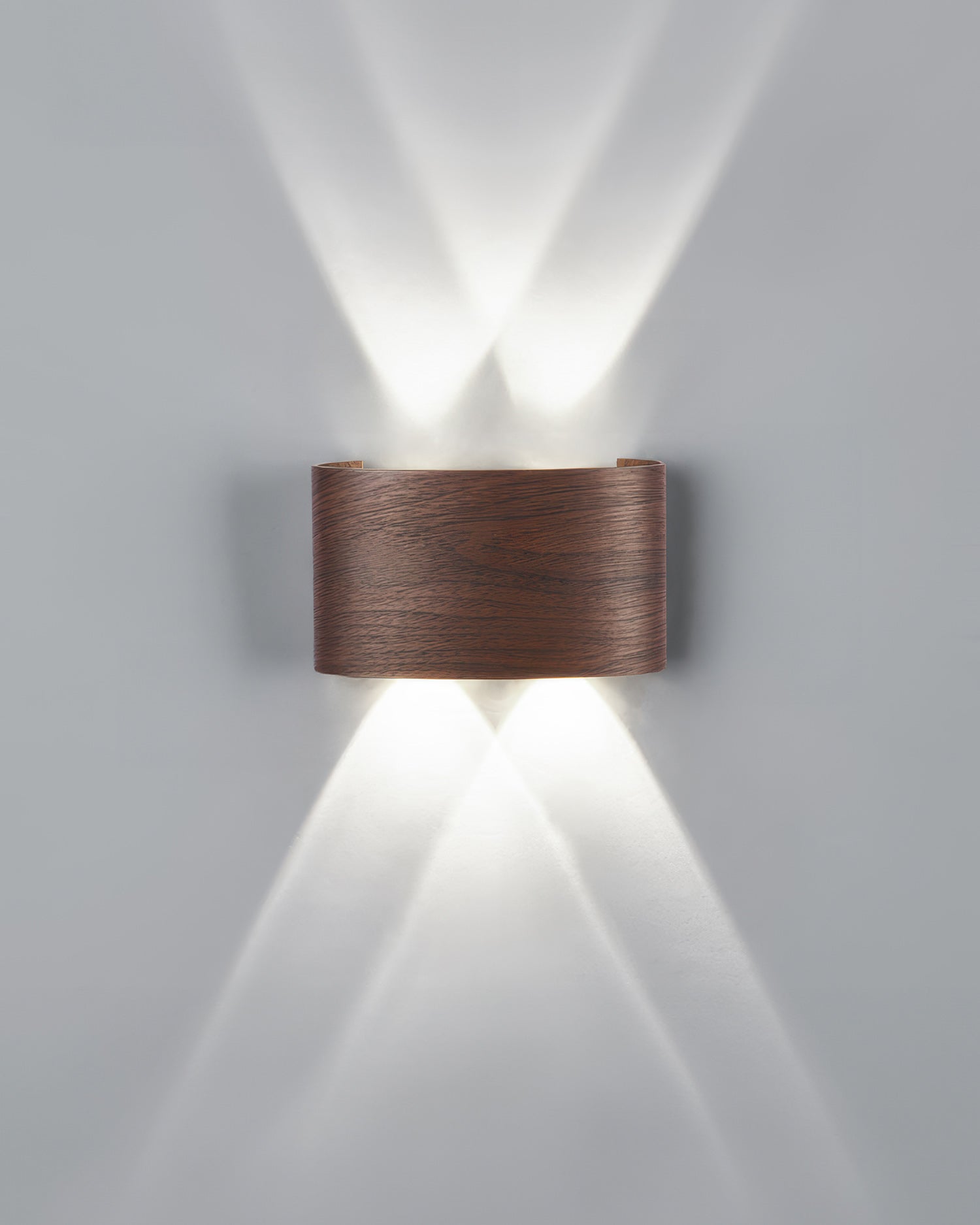 Aplique LED con veta de madera Lumina