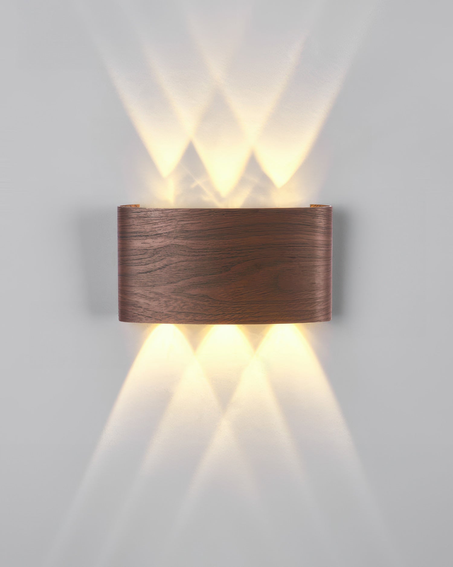 Aplique LED con veta de madera Lumina