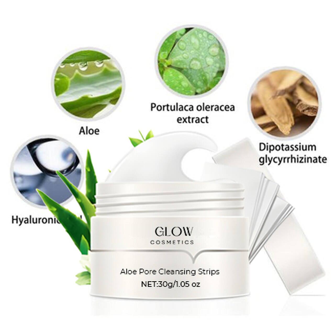 Glöd. Aloe Pore Mask & Cleansing Strips