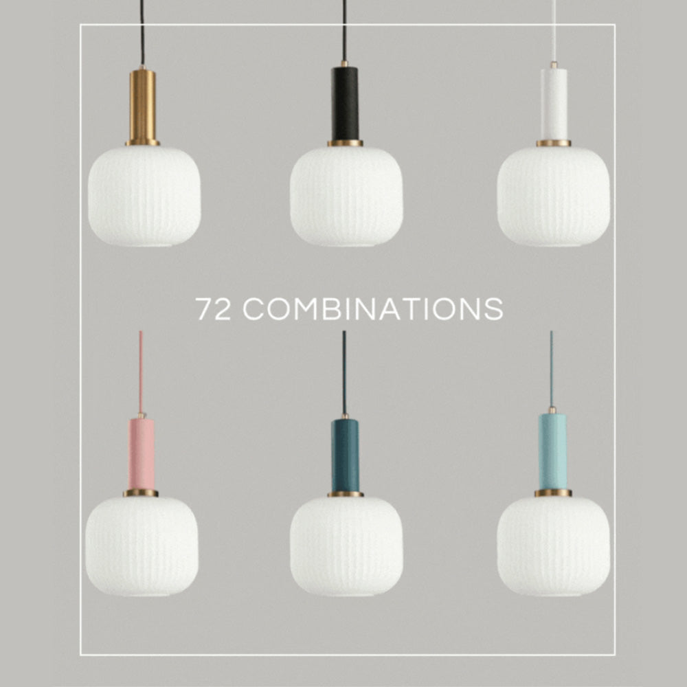 Nordic Fluted Glass Pendant Lights