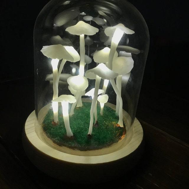 Kit de bricolage pour lampe champignon enchantée