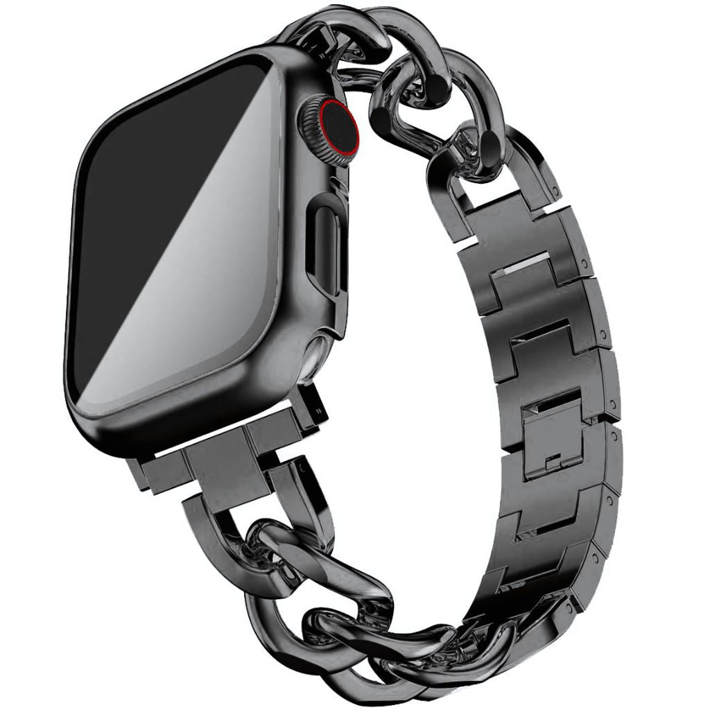 Damen Modernes Edelstahl Apple Watch Armband