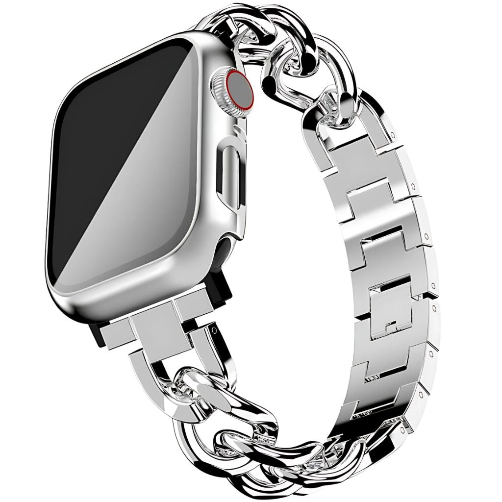 Damen Modernes Edelstahl Apple Watch Armband