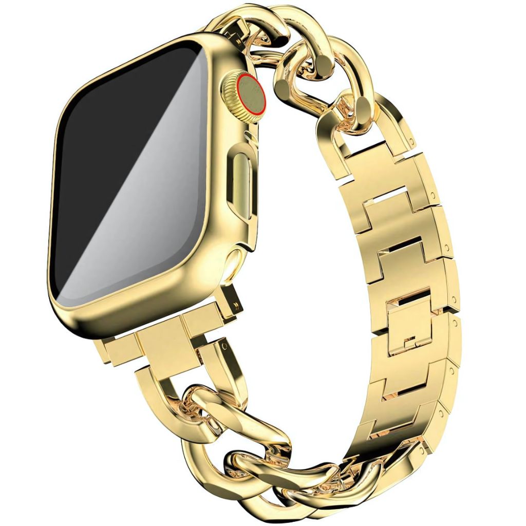 Damen Modernes Edelstahl Apple Watch Armband