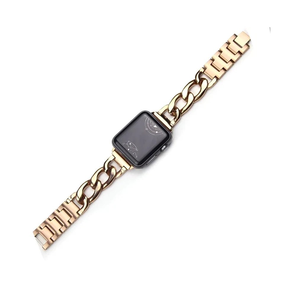 Damen Modernes Edelstahl Apple Watch Armband