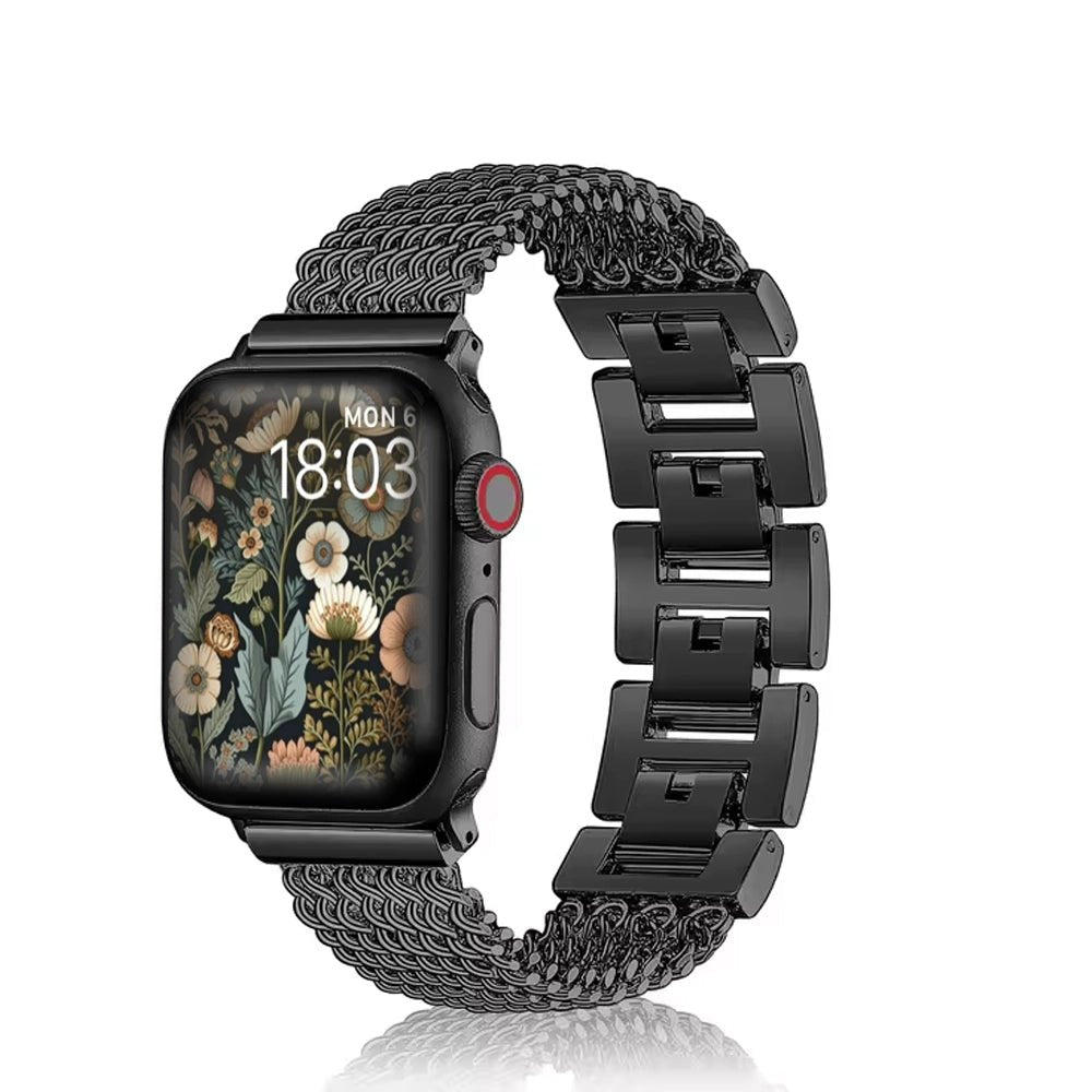 Damen Woven Edelstahl Armband für die Apple Watch