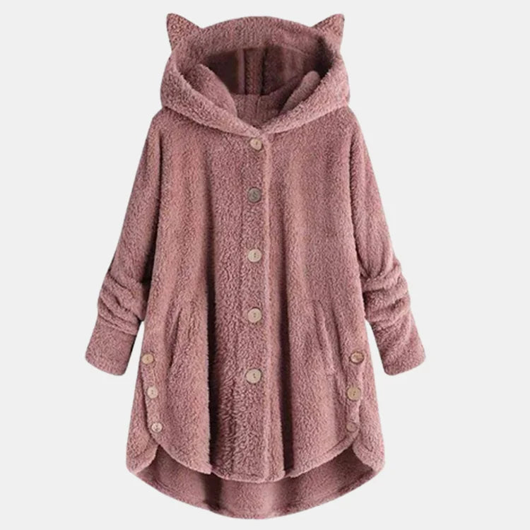 Mode Cat Ears Hoodie Coat