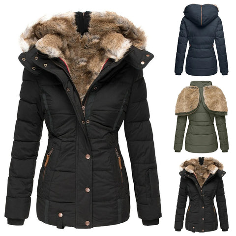 Zarah – Warme, wasserdichte Winterjacke mit Futter und Kapuze