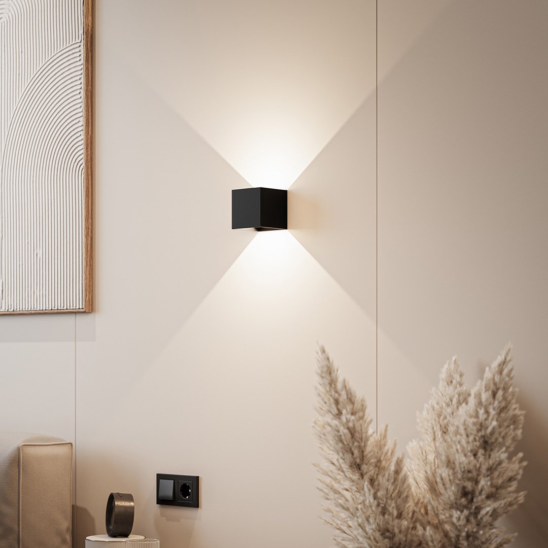 LumiGuard - Lámpara de pared LED con luz cálida